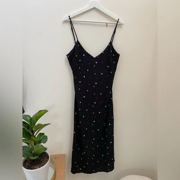black dress back open Pietro V-Neck Backless Maxi Dress In Black M / Black